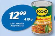 Koo Chakalaka-410g Each
