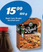Rajah Curry Powder-100g Each