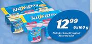 Nutriday Smooth Yoghurt-6x100g Each