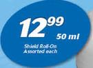 Shield Roll On-50ml Each