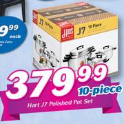 Hart J7 10 Piece Polished Pot Set