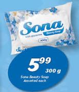 Sona Beauty Soap-300g Each