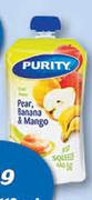 Purity Fruit Puree Pouch-110ml Each