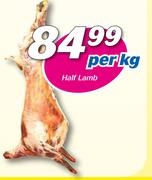 Half Lamb-Per Kg