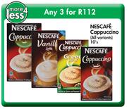 Nescafe Cappuccino(All Variants)-3x10's
