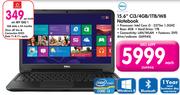 Dell 15.6" Ci3/4GB/1TB/W8 Notebook-On My Gig 1