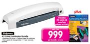 Fellowes A3 Lunar Laminator Bundle-Per Bundle