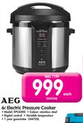 AEG 6L Electric Pressure Cooker EPC6000