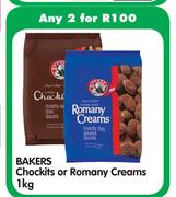 Bakers Chockits Or Romany Creams-2x1kg