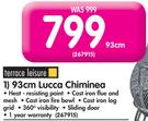 Terrace Leisure 93cm Lucca Chiminea