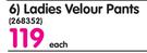 Endurance Ladies Velour Pants