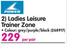 Power Ladies Leisure Trainers Zone-Per Pair