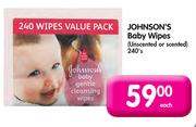 Johnson's Baby Wipes Each