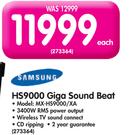 Samsung Giga Sound Beat MX-HS9000/XA