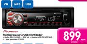 Pioneer Mixtrax/CD/MP3/USB Frontloader DEH-X1650UB