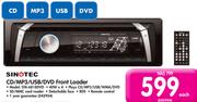 Sinotec CD/MP3/USB/DVD Front Loader STA-6818DVD