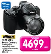 Nikon P520 Ultra Zoom Camera