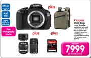 Canon 600D Triple Lens Bundle-Per Bundle
