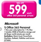 Microsoft Office 365 Personal-Each