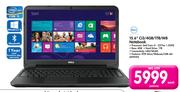 Dell 15.6" Ci3/4GB/1TB/W8 Notebook