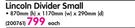 Lincoln Divider Small 870x1170x290mm