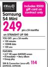 Samsung S4 Mini-On Straight Up 100