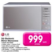 LG 30L Electronic Mirror Microwave MS-3040S-Each