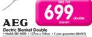 AEG Electric Blanket Double EBF-400D