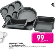 Home Discovery 5 Piece Bakeware Set-Per Set