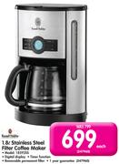 Russell Hobbs 1.8Ltr Stainless Steel Filter Coffee Maker 18592SS