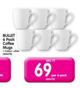 Bullet 6-Pack Coffee Mugs