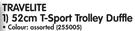 Travelite 52cm T-Sport Trolley Duffle