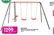 Hedstrom Neptune 2 Swings & Glider Set