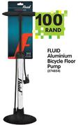 Fluid Aluminium Bicycle Floor Pump