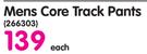 Endurance Mens Core Track Pants