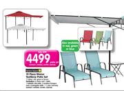 Terrace Leisure 10 Piece Manor Textilene Patio Set
