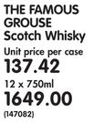 The Famous Grouse Scotch Whisky-12x750ml