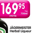 Jagermeister Herbal Liqueur-750ml