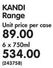 Kandi Range-6x750ml