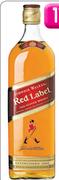 Johnnie Walker Red Label Scotch Whisky-12x1Ltr