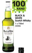 Black & White Scotch Whisky-750ml