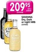 Savanna Dry, Dark Or Light NRB-24x330ml