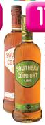 Southern Comfort Liqueur Whisky Or Lime Liqueur-12x750ml Each
