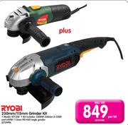 Ryobi 230/115mm Grinder Kit KIT-258-Per Kit