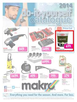 Makro : DIY Catalogue ( 22 Jul - 04 Aug 2014 ), page 1