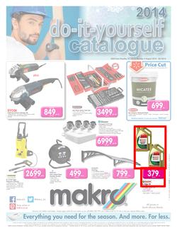 Makro : DIY Catalogue ( 22 Jul - 04 Aug 2014 ), page 1