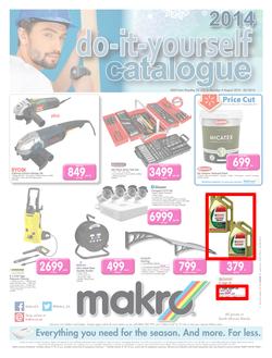 Makro : DIY Catalogue ( 22 Jul - 04 Aug 2014 ), page 1