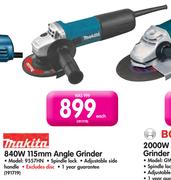 Makita 840W 115mm Angle Grinder 9557HN
