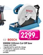 Bosch 2000W 355mm Cut Off Saw GCO 2000-Each