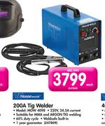 Tradeweld 200A Tig Welder MOW 4098-Each